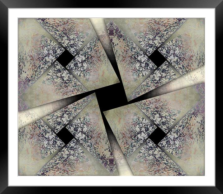  Domino Shields Large Framed Mounted Print by Florin Birjoveanu