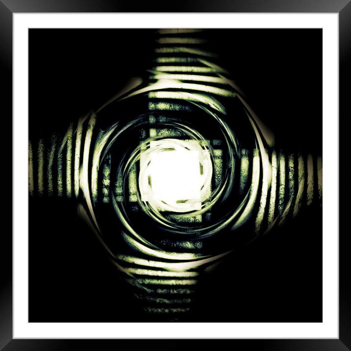 Abstraction Relaunch Framed Mounted Print by Florin Birjoveanu