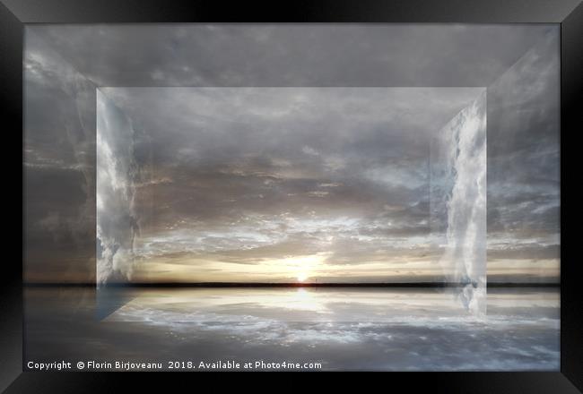 Sunset Box Framed Print by Florin Birjoveanu