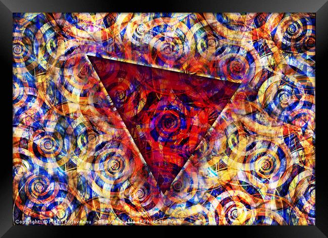 Geometry Of The Soul Framed Print by Florin Birjoveanu