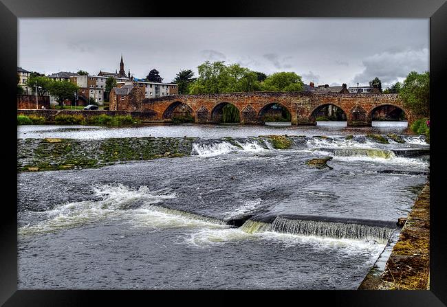  The River Nith  Dumfries and Galloway Framed Print by Kenny McCormick