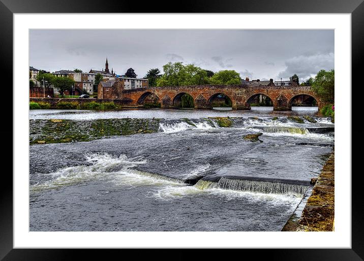  The River Nith  Dumfries and Galloway Framed Mounted Print by Kenny McCormick