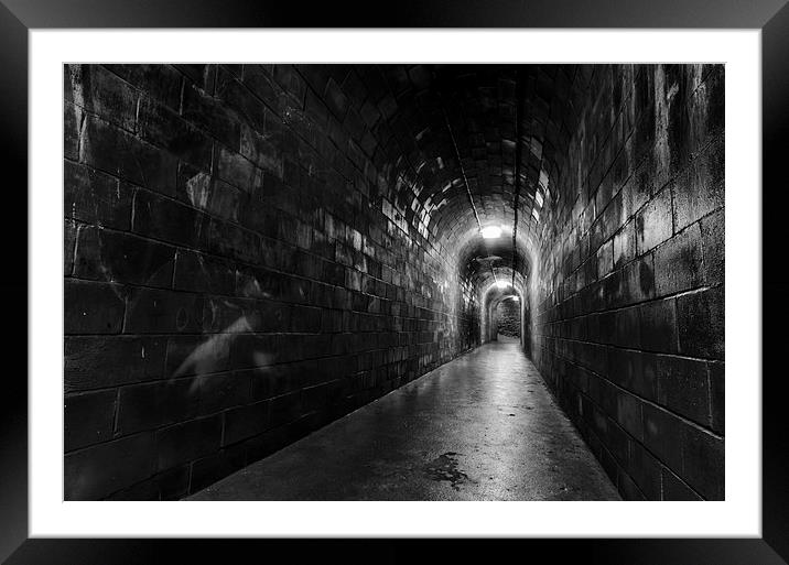  Tunnel Framed Mounted Print by Richard Taylor