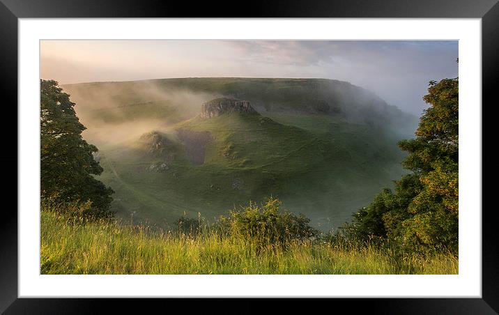 A Misty Peters Stone Morning Framed Mounted Print by John Cropper