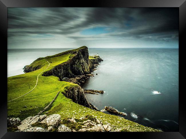  40 Seconds at Neist Point Framed Print by John Cropper