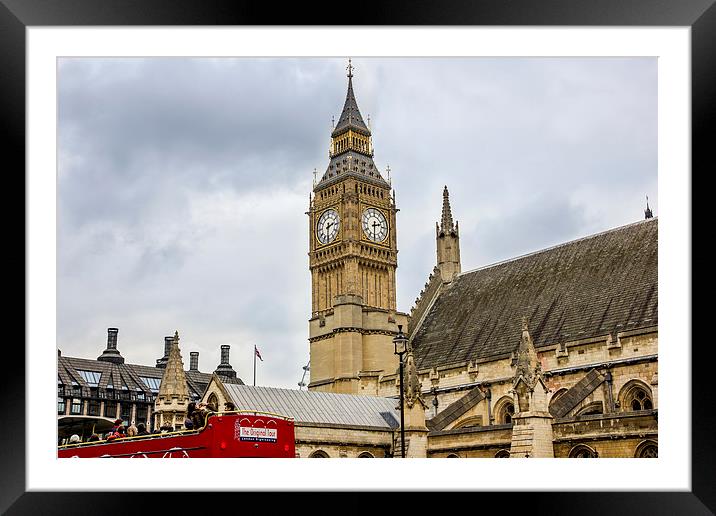  Big Ben Framed Mounted Print by Patrycja Polechonska