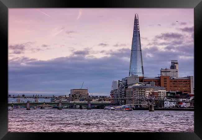  The Shard Framed Print by Patrycja Polechonska