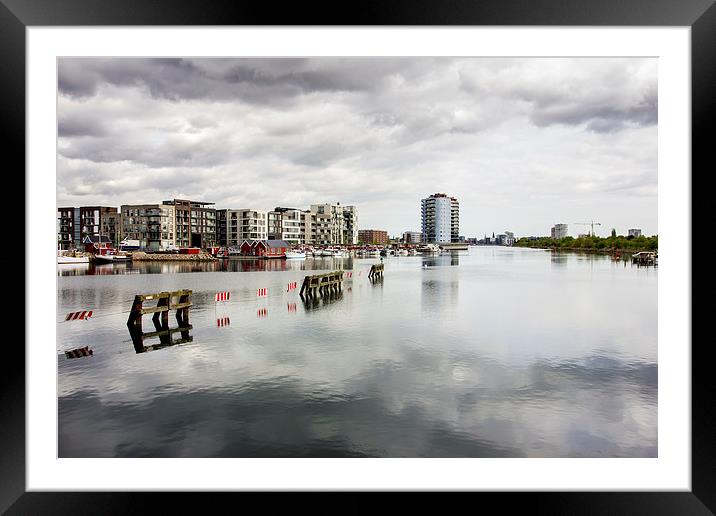  Industrial Copenhagen Framed Mounted Print by Patrycja Polechonska