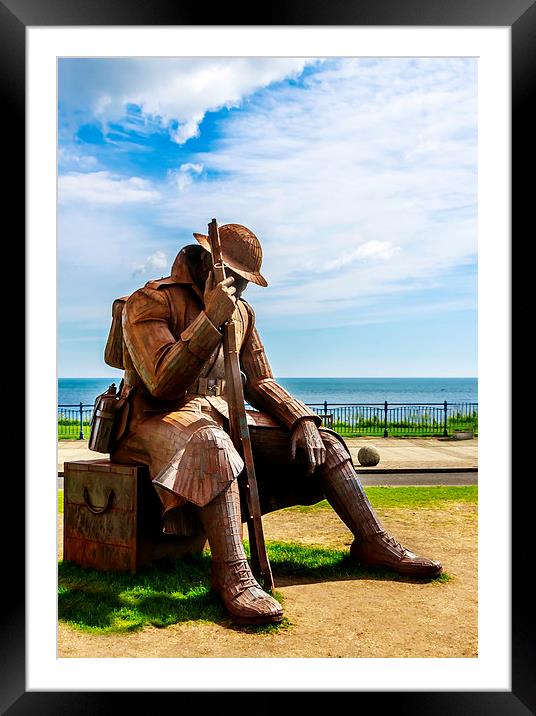  Tommy world war one soldier Framed Mounted Print by jim doneathy