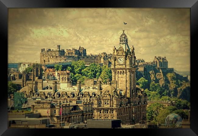  Auld Reekie Framed Print by Paul Tait