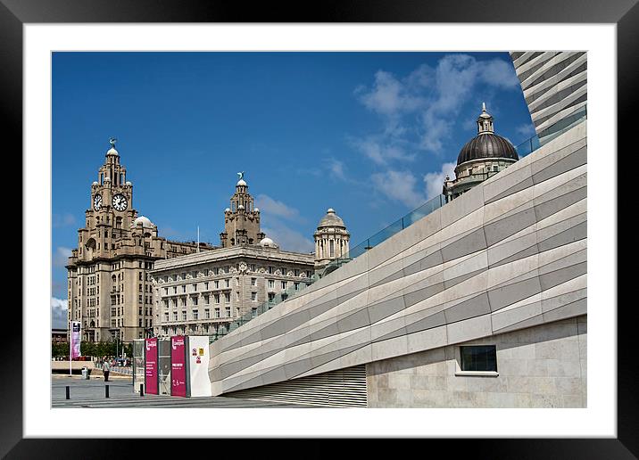  Royal Liver Building Framed Mounted Print by shawn bullock