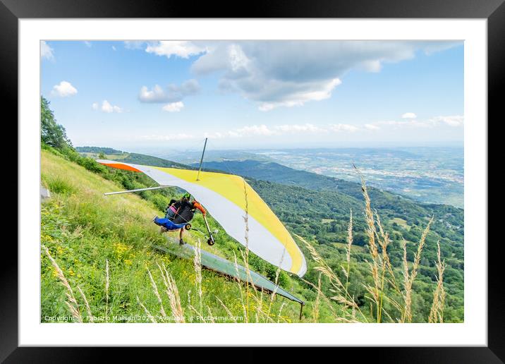 Let's Fly Outdoor Sports  Framed Mounted Print by Fabrizio Malisan