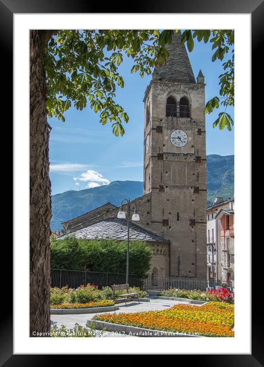 Saint Vincent Valle d'Aosta Italy Framed Mounted Print by Fabrizio Malisan