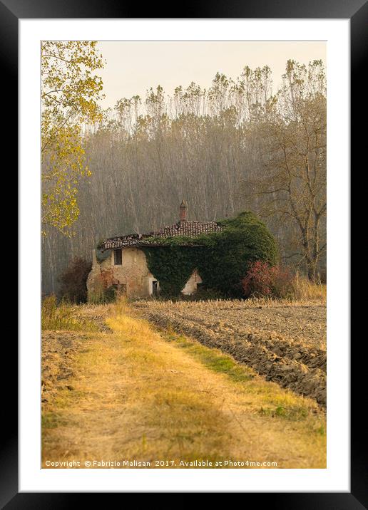 Autumn colours landscape Italy Framed Mounted Print by Fabrizio Malisan