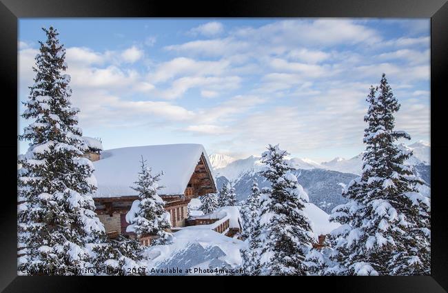Chalet with a view Framed Print by Fabrizio Malisan