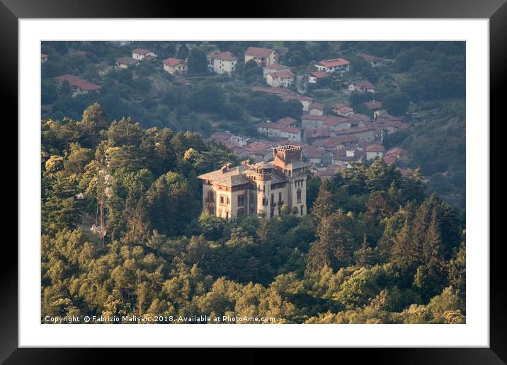 The Castle on the hill Framed Mounted Print by Fabrizio Malisan