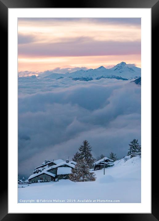 Atmospheric Valley View Framed Mounted Print by Fabrizio Malisan