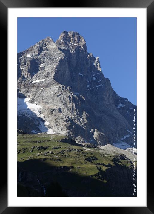 Matterhon Zermatt Cervino Mont Cervin Cervinia Mou Framed Mounted Print by Fabrizio Malisan