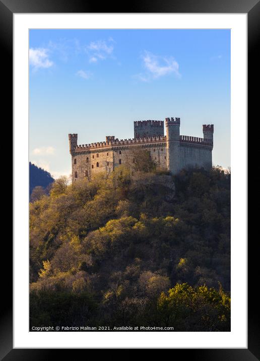 The Castle On The Hill  Framed Mounted Print by Fabrizio Malisan