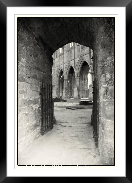 Monastic ruin Framed Mounted Print by Scott & Scott