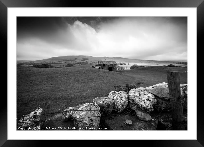 The Dales of Yorkshire Framed Mounted Print by Scott & Scott