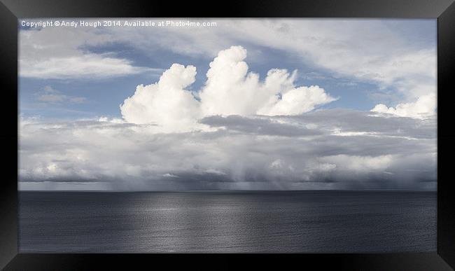  Cloud-sea-scape Framed Print by Andy Hough