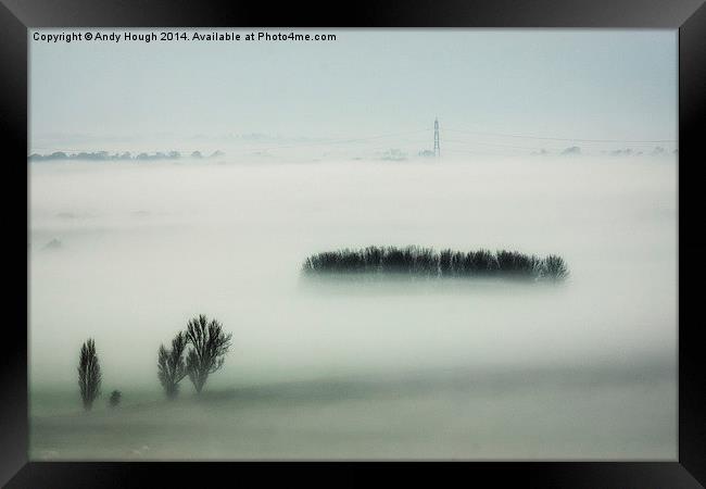  Misty November Morning Framed Print by Andy Hough