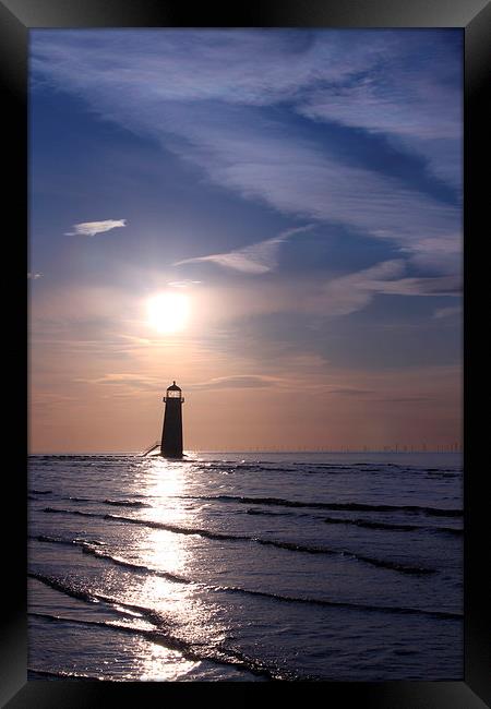  Lighthouse Light Framed Print by Susey Phoenixx
