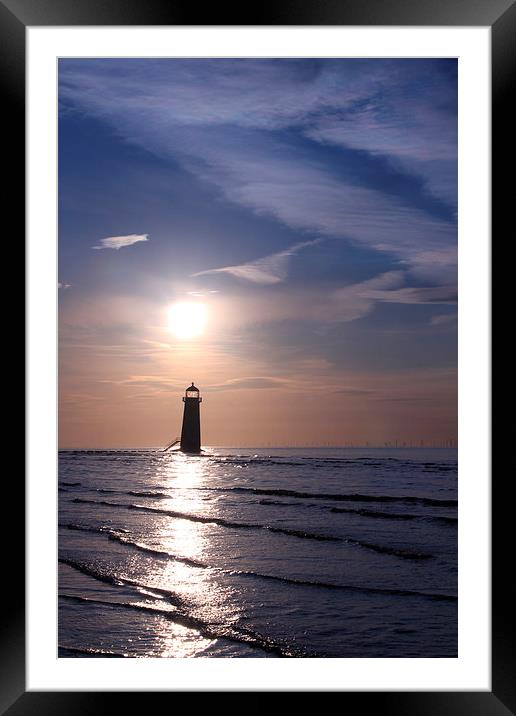  Lighthouse Light Framed Mounted Print by Susey Phoenixx