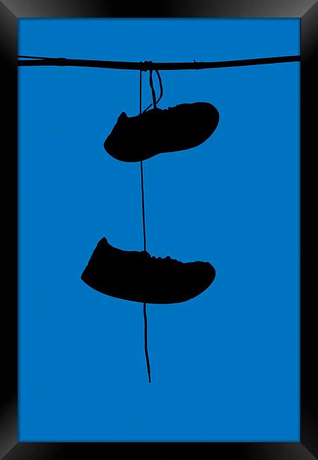  Shoefiti Framed Print by Scott Maloney