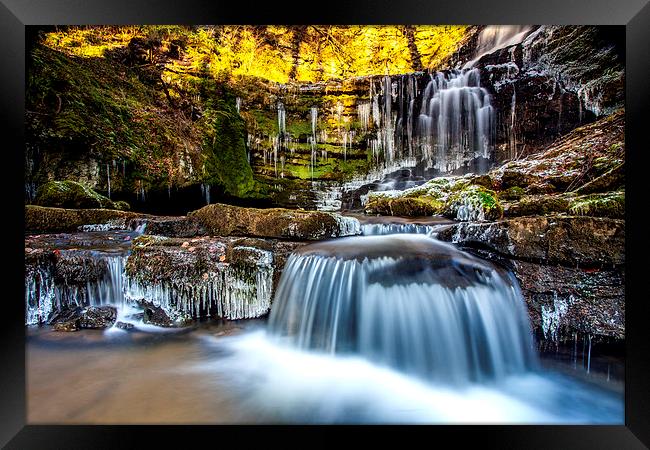 Scaleber Force in The Yorkshire Dales Framed Print by David Hirst