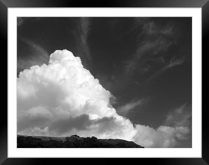 Big Clouds Framed Mounted Print by Mike Thomson