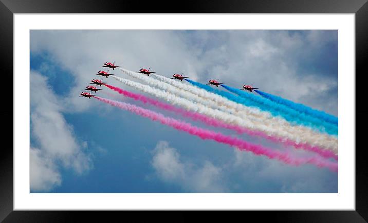  Red Arrows Framed Mounted Print by Tim Clifton