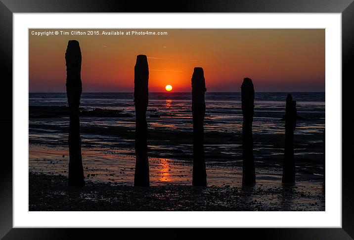Winchelsea Sunrise Framed Mounted Print by Tim Clifton