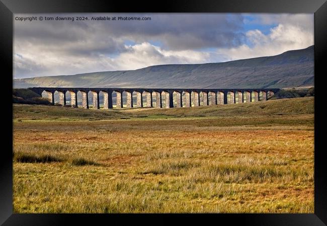 Ribblehead Viaduct Framed Print by tom downing
