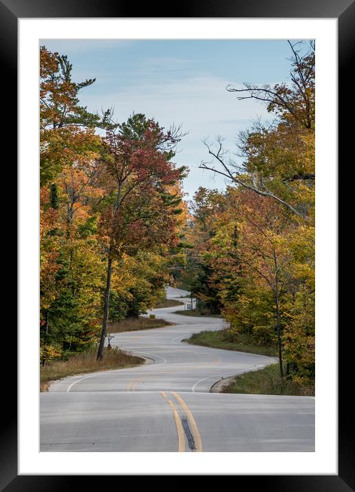 Highway 42 Framed Mounted Print by Bob Small