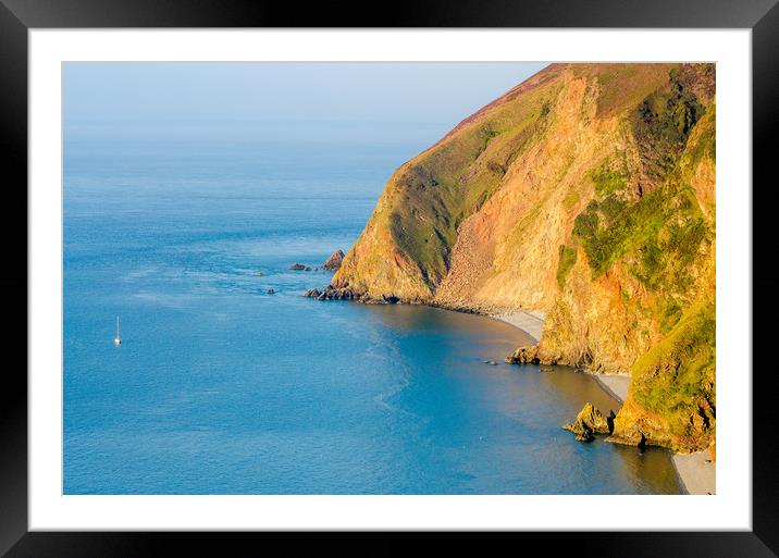 Foreland Point Framed Mounted Print by Bob Small