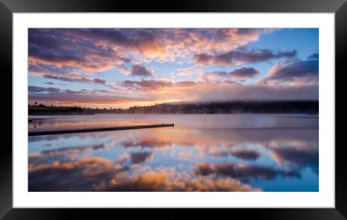 Exmoor Sunrise at Wimbleball Framed Mounted Print by Bob Small