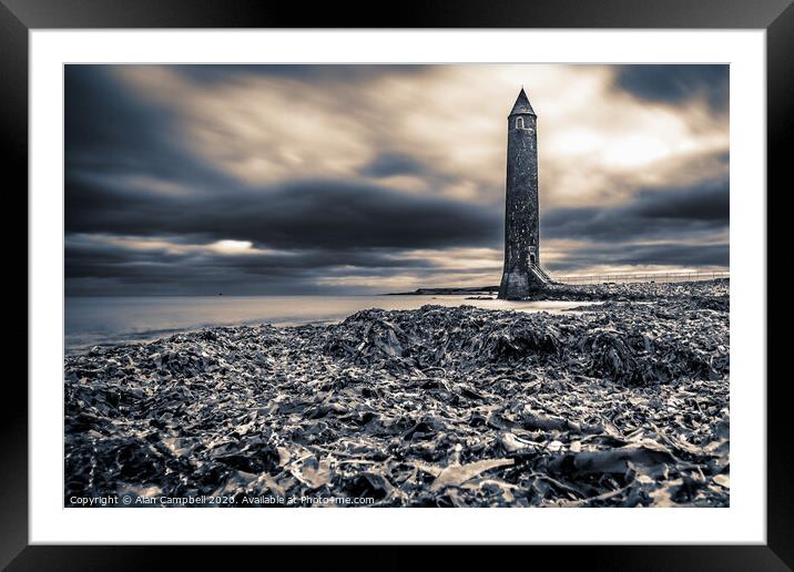 After The Storm, Chaine Memorial, Larne Framed Mounted Print by Alan Campbell