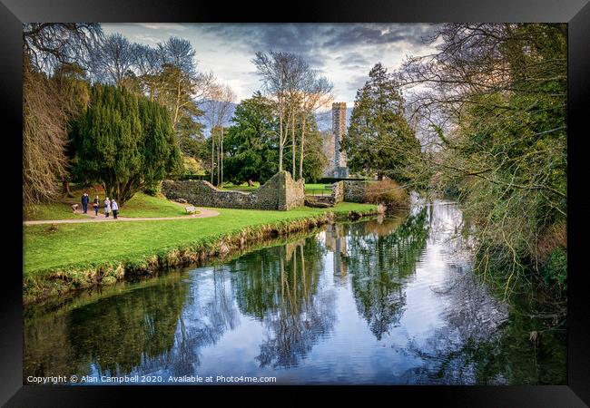 The Castle Walk Framed Print by Alan Campbell