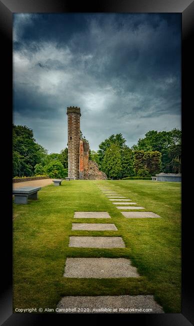 The Castle Ruins Framed Print by Alan Campbell