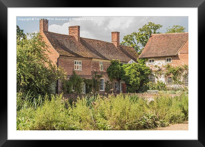  Flatford Mill Cottages Framed Mounted Print by Tina Fry