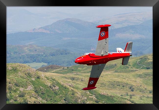 Jet Provost at the Mach Loop Framed Print by Chris Hulme