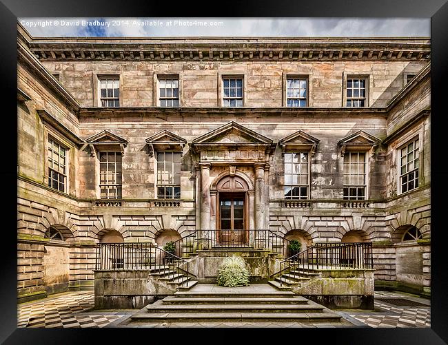  The House at Lyme Park Framed Print by David Bradbury