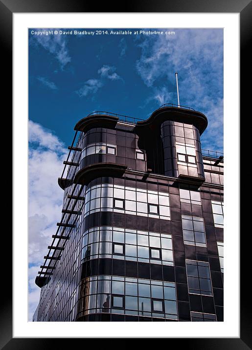  The Daily Express Building Manchester Framed Mounted Print by David Bradbury