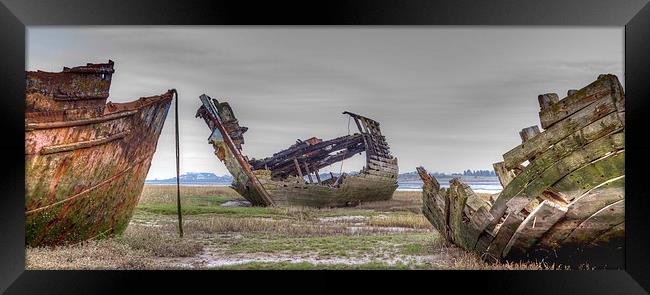 The Fleetwood Wrecks Framed Print by Lee Sutton