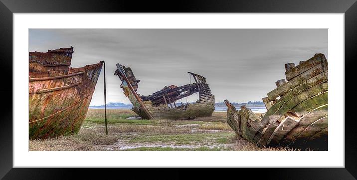 The Fleetwood Wrecks Framed Mounted Print by Lee Sutton