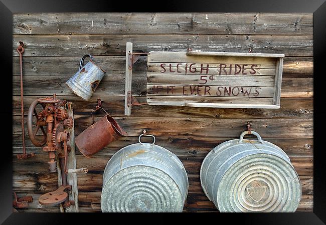  Sleigh Rides Framed Print by Brian Ewing