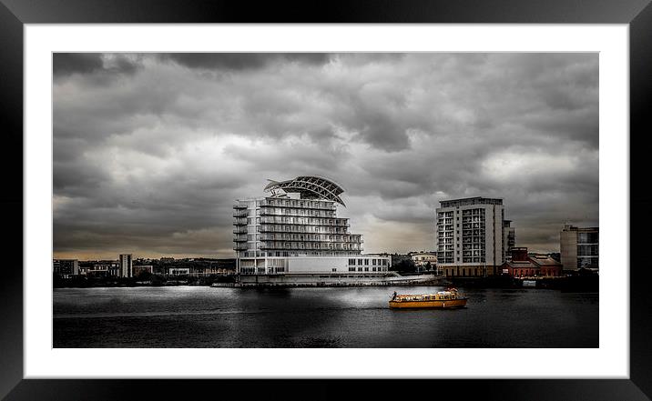  Cardiff Bay Framed Mounted Print by paul holt