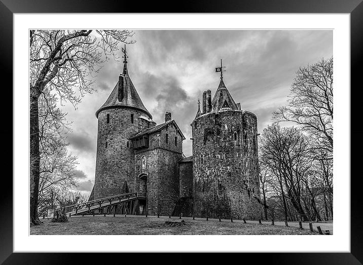  Castell Coch Framed Mounted Print by paul holt